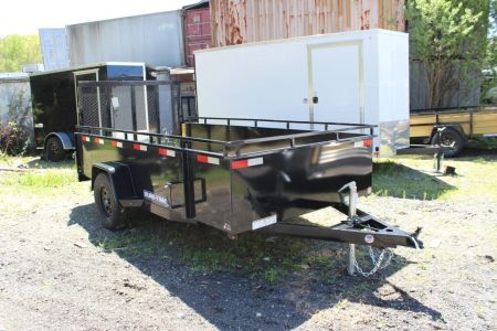 New 2027 Sure-Trac 6x12 Steel High Side Utility Trailer w/ 2ft Walls