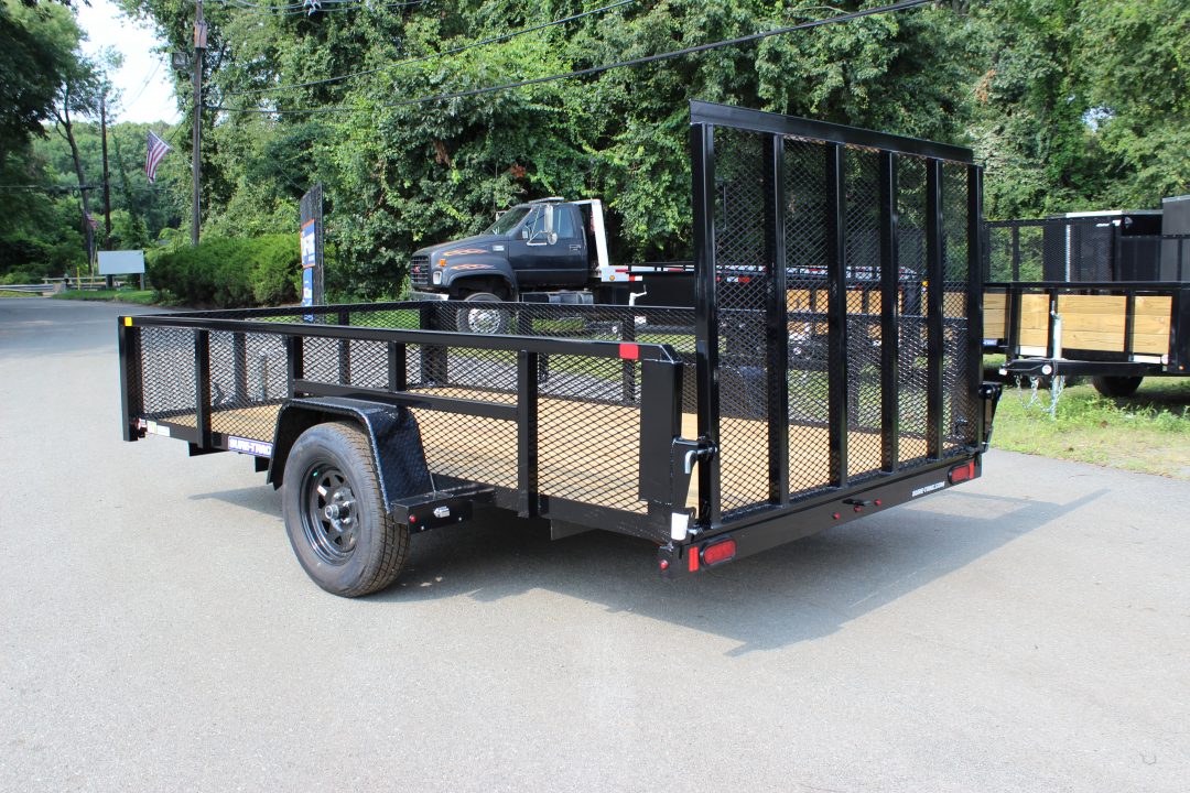 New 2027 Sure-Trac 7x12 Tube Top Mesh Side Utility Trailer