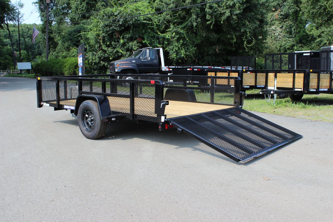 New 2027 Sure-Trac 7x12 Tube Top Mesh Side Utility Trailer