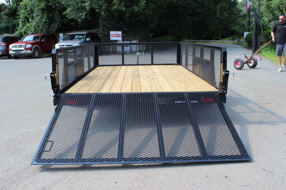 New 2027 Sure-Trac 7x12 Tube Top Mesh Side Utility Trailer
