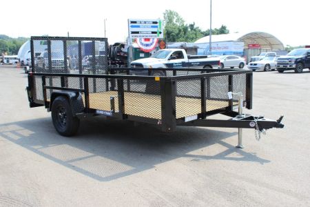 New 2027 Sure-Trac 7x12 Tube Top Mesh Side Utility Trailer
