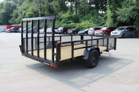 New 2027 Sure-Trac 7x12 Tube Top Mesh Side Utility Trailer