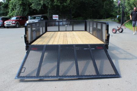 New 2027 Sure-Trac 7x12 Tube Top Mesh Side Utility Trailer