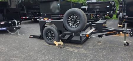 New 4'4  x 8' 6  Air Tow S8-35 Equipment Trailer 5.1k***INCLUDES MATCHING SPARE