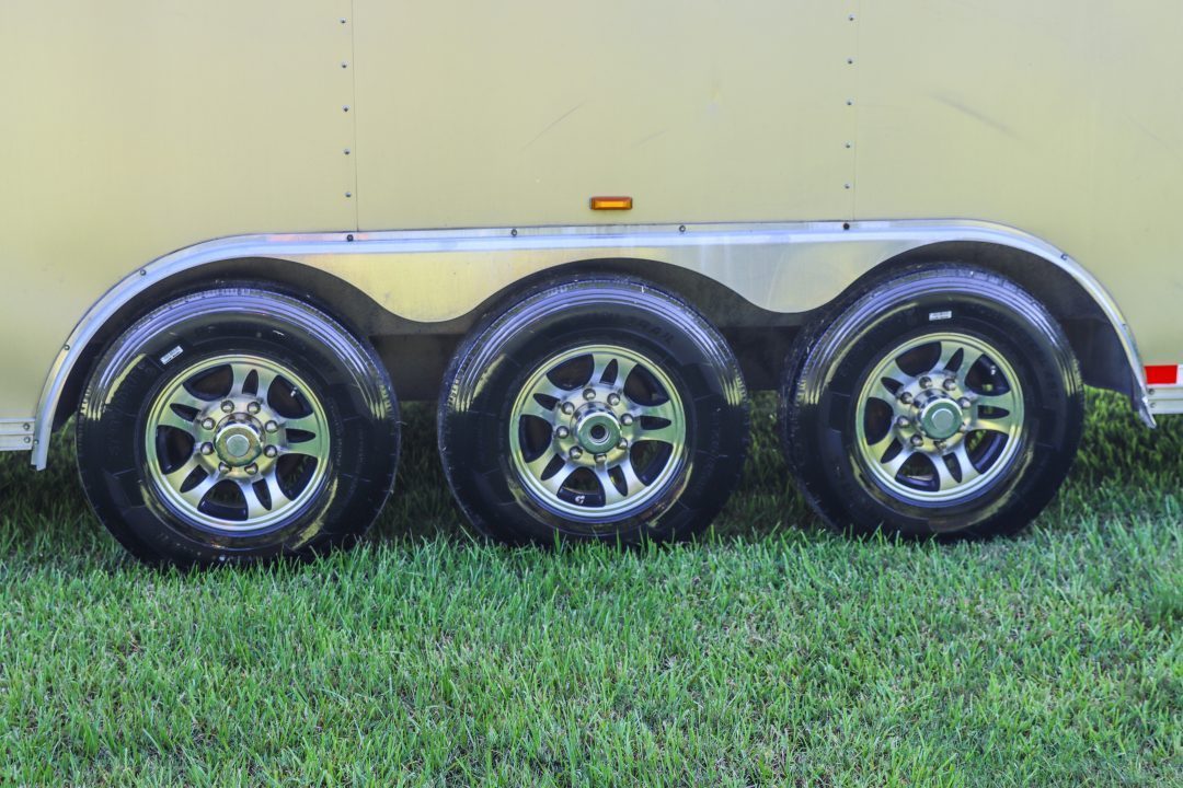 Used 2016 8.5X44 Team Spirit Trailers RACE TRAILER