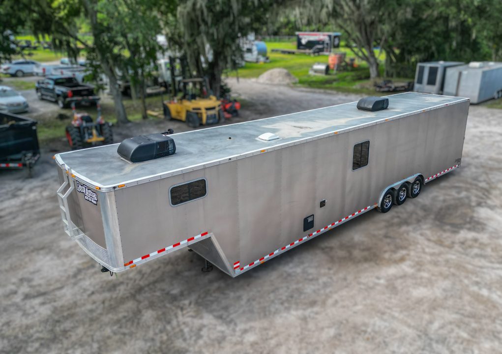 Used 2016 8.5X44 Team Spirit Trailers RACE TRAILER