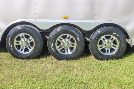 Used 2016 8.5X44 Team Spirit Trailers RACE TRAILER
