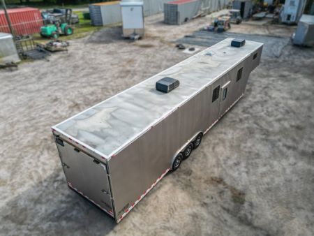 Used 2016 8.5X44 Team Spirit Trailers RACE TRAILER