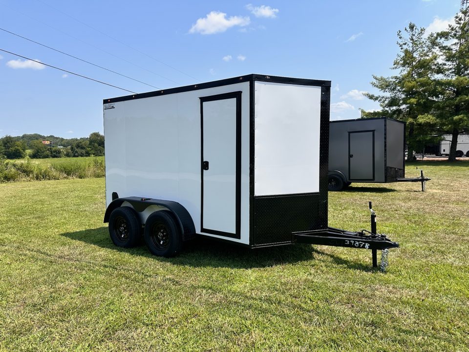 New 2027 6X10 -Enclosed Trailer -3500LB Tandem Axle -Black Poly - Blackout Cargo / Enclosed Trailer