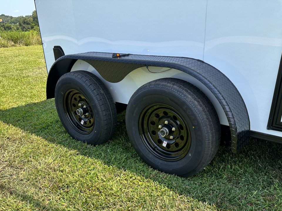 New 2027 6X10 -Enclosed Trailer -3500LB Tandem Axle -Black Poly - Blackout Cargo / Enclosed Trailer
