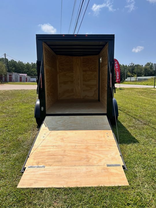 New 2027 6X10 -Enclosed Trailer -3500LB Tandem Axle -Black Poly - Blackout Cargo / Enclosed Trailer