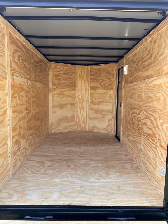 New 2027 6X10 -Enclosed Trailer -3500LB Tandem Axle -Black Poly - Blackout Cargo / Enclosed Trailer