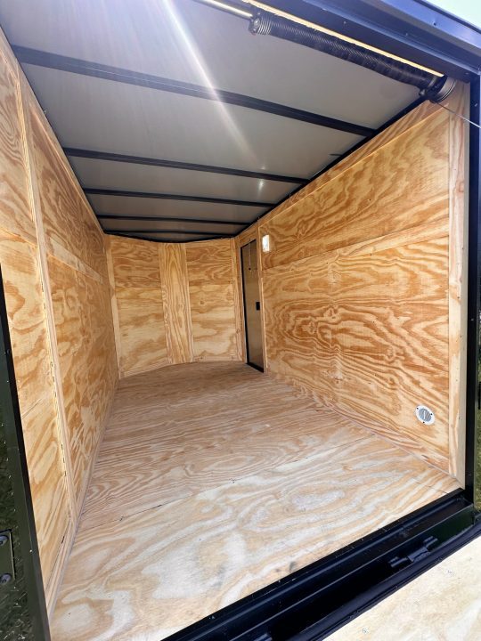 New 2027 6X10 -Enclosed Trailer -3500LB Tandem Axle -Black Poly - Blackout Cargo / Enclosed Trailer