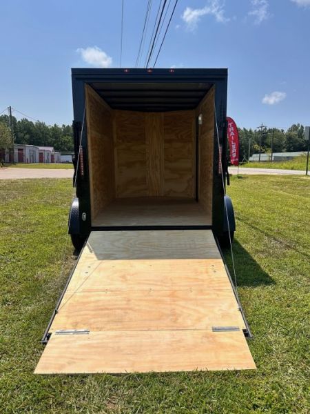 New 2027 6X10 -Enclosed Trailer -3500LB Tandem Axle -Black Poly - Blackout Cargo / Enclosed Trailer