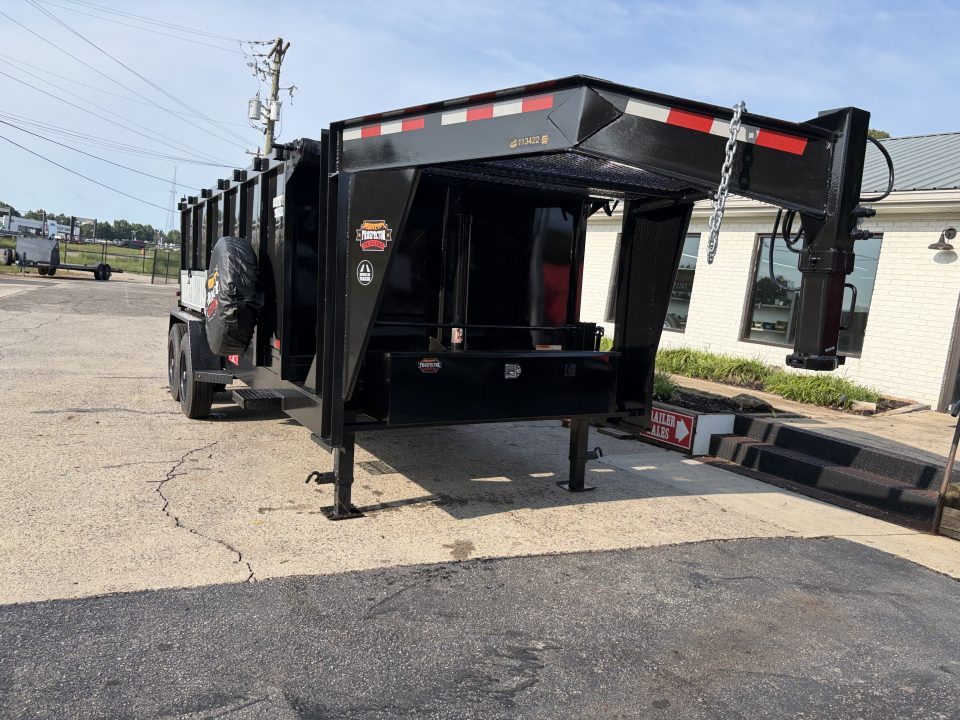 New 2027 Prospector 7x16' Gooseneck Dump, 4' Sides, 16K GVWR