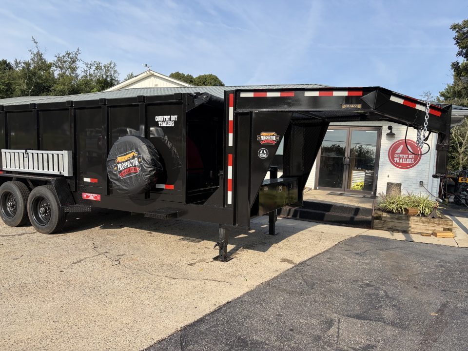 New 2027 Prospector 7x16' Gooseneck Dump, 4' Sides, 16K GVWR