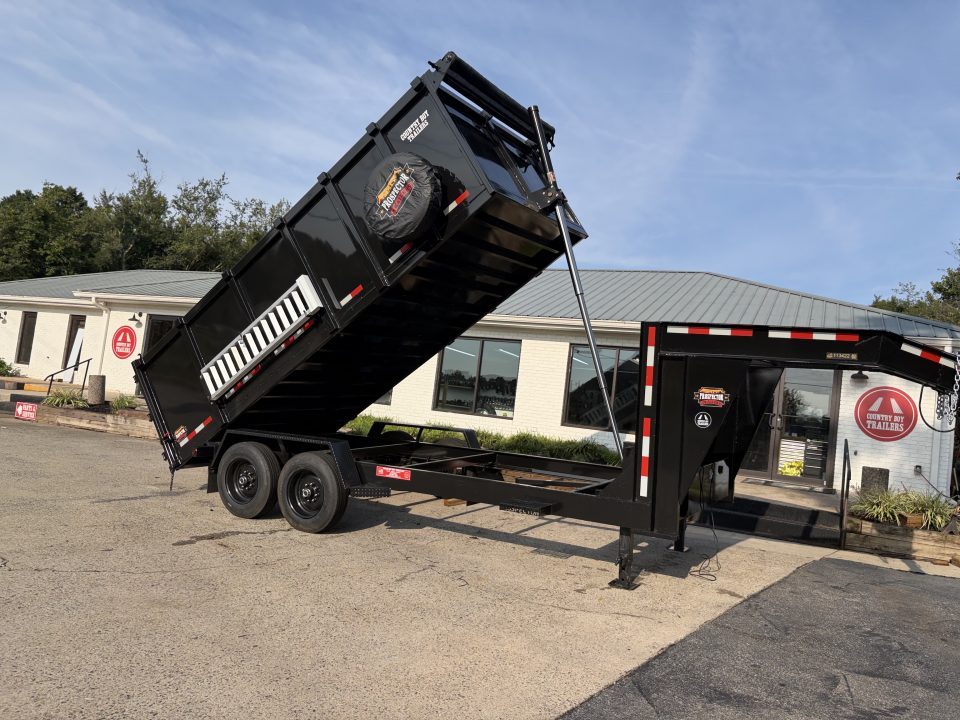 New 2027 Prospector 7x16' Gooseneck Dump, 4' Sides, 16K GVWR