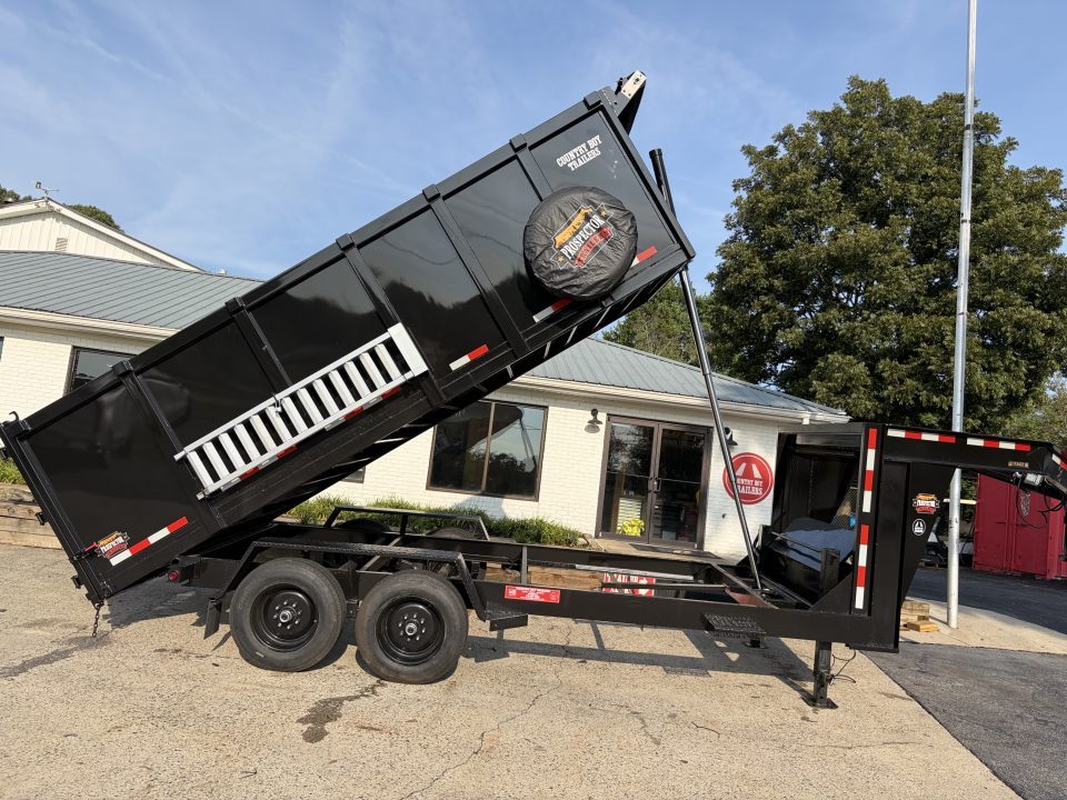 New 2027 Prospector 7x16' Gooseneck Dump, 4' Sides, 16K GVWR