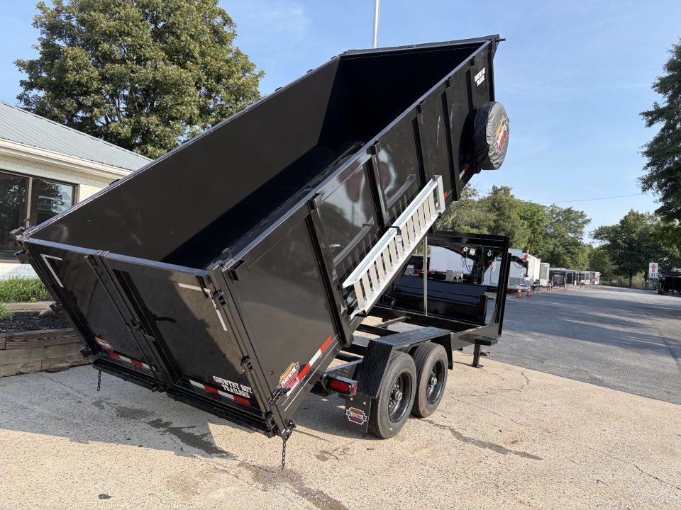 New 2027 Prospector 7x16' Gooseneck Dump, 4' Sides, 16K GVWR