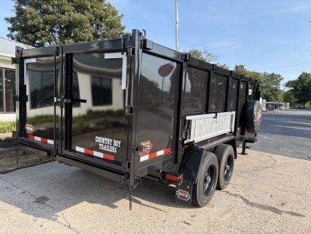 New 2027 Prospector 7x16' Gooseneck Dump, 4' Sides, 16K GVWR