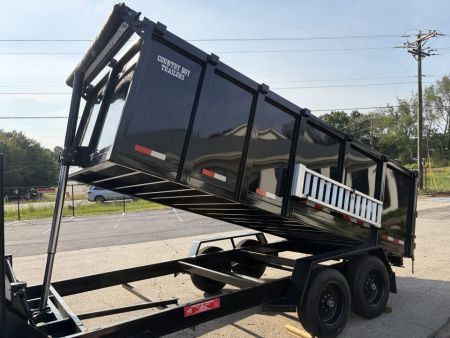 New 2027 Prospector 7x16' Gooseneck Dump, 4' Sides, 16K GVWR