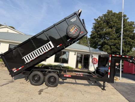 New 2027 Prospector 7x16' Gooseneck Dump, 4' Sides, 16K GVWR