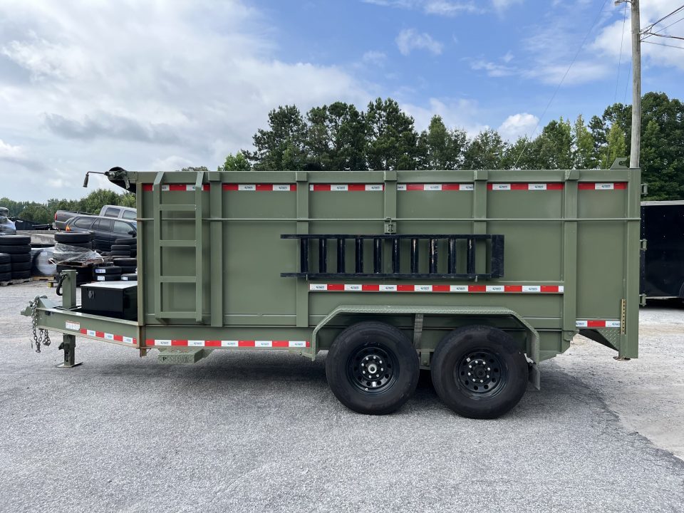 Used USED 2026 7X14 14K DUMP TRAILER WITH 4' WALLS ($900 DOWN ON RTO CONTRACT)