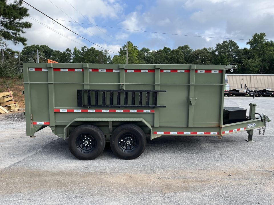 Used USED 2026 7X14 14K DUMP TRAILER WITH 4' WALLS ($900 DOWN ON RTO CONTRACT)