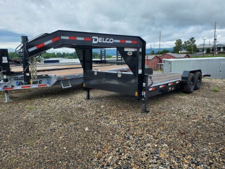 New 2026 Delco Trailers Gooseneck Equipment Tilt / 14,000 GVWR / 83 x20' (4' Stationary)