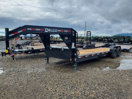 New 2026 Delco Trailers Gooseneck Equipment Tilt / 14,000 GVWR / 83"x24' (8' Stationary)