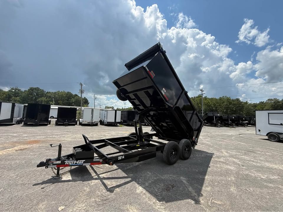 New 2027 Top Hat 7x14x4 14k Dump Trailer
