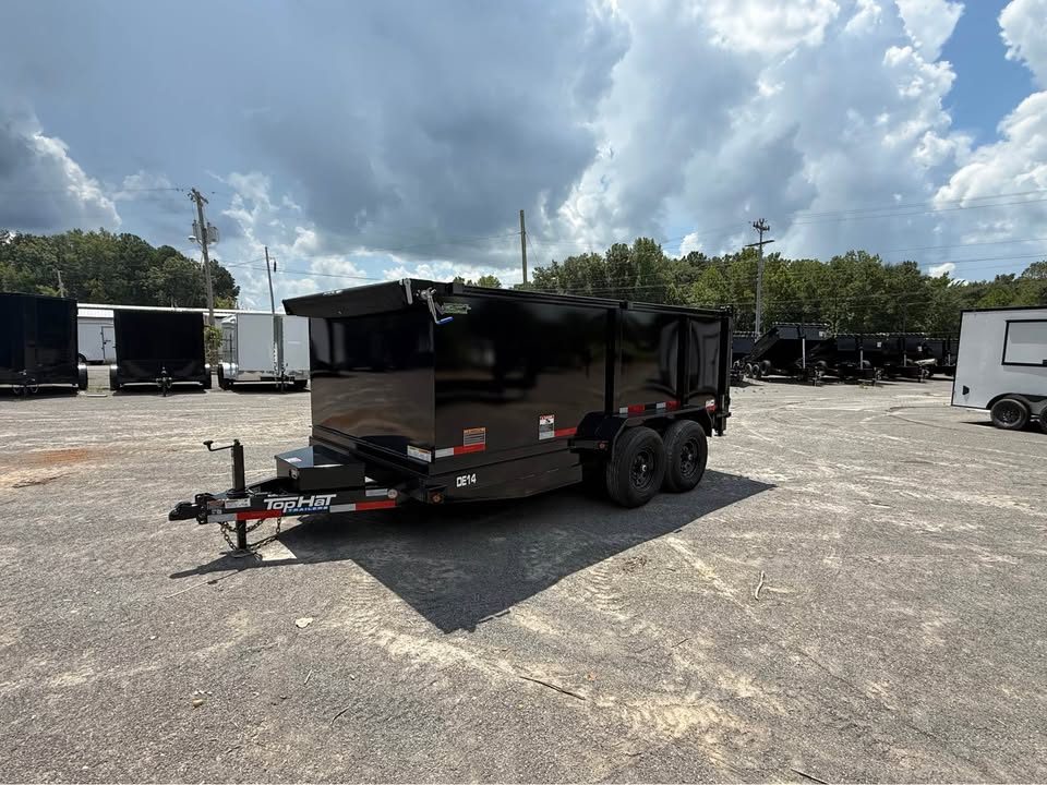 New 2027 Top Hat 7x14x4 14k Dump Trailer