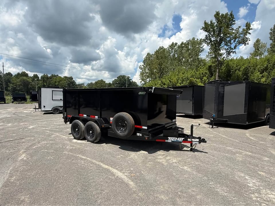 New 2027 Top Hat 7x14x4 14k Dump Trailer