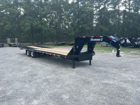 New 2027 Diamond C FMAX212 Hydraulic Dovetail 35ft (23ft+12ft) 12K Axles, #17,170lbs Payload