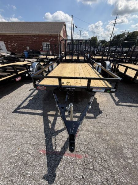 New 2027 PJ Trailers U7121 Utility Trailer 72X12 SA STRAIGHT DECK (GVW:4995) BLACK