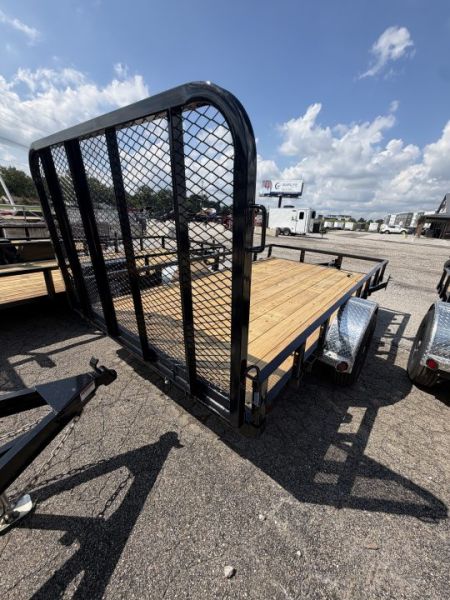 New 2027 PJ Trailers U7121 Utility Trailer 72X12 SA STRAIGHT DECK (GVW:4995) BLACK