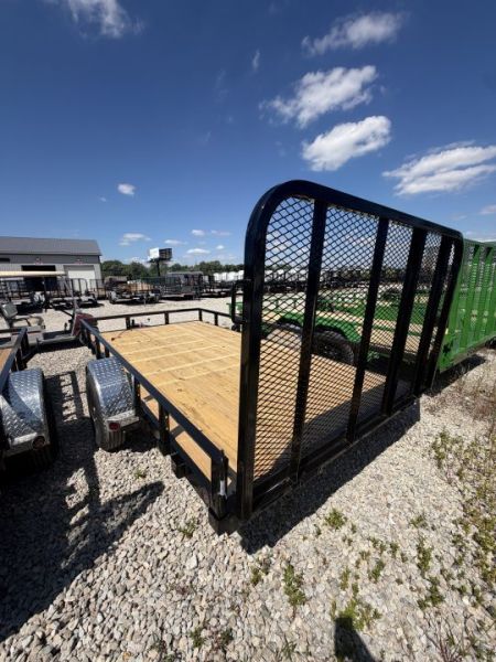 New 2027 PJ TRAILER UTILITY U8141 83X14 SA STRAIGHT DECK  (GVW:4995) BLACK