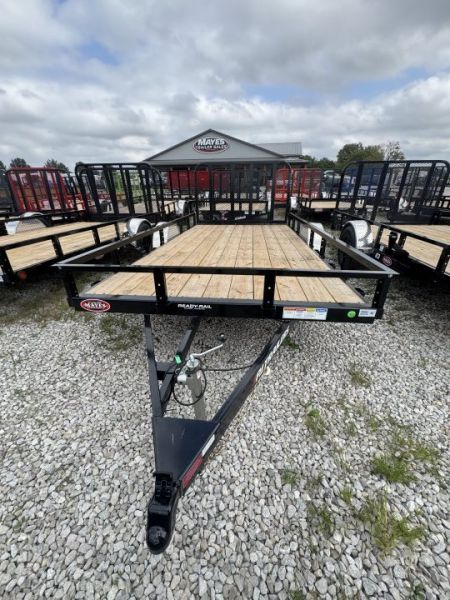 New 2027 PJ TRAILER UTILITY U8141 83X14 SA STRAIGHT DECK  (GVW:4995) BLACK