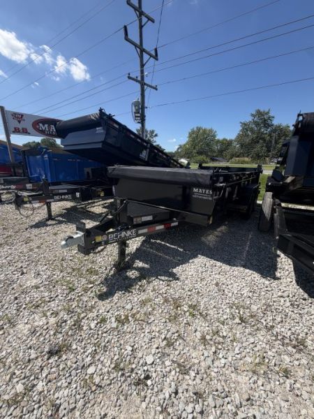 New 2027 BEHNKE ENTERPRISES LPD83X16E802 DUMP TRAILER 83X16 TA 24  SIDES (GVW:16000) BLACK