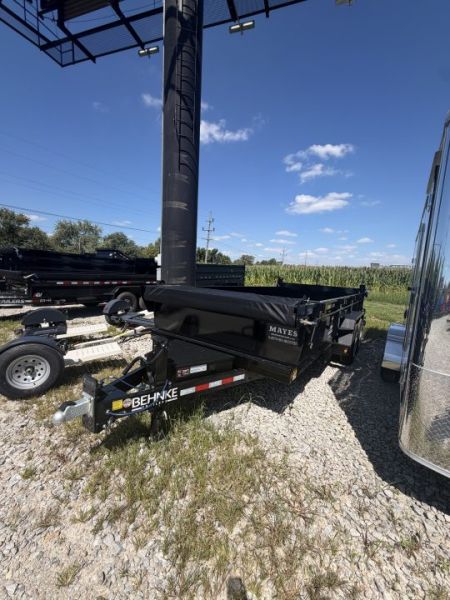 New 2027 BEHNKE ENTERPRISES LPD83X16E802 DUMP TRAILER 83X16 TA 24  SIDES (GVW:16000) BLACK