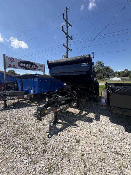New 2027 BEHNKE ENTERPRISES LPD83X16E102 DUMP TRAILER 83X16 TA 24  SIDES (GVW:20000) BLACK