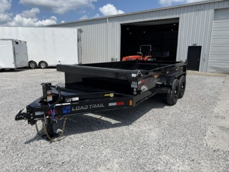 New Load Trail Dump 7x14 14K 18" Sides- Black