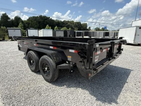 New Load Trail Dump 7x14 14K 18" Sides- Black