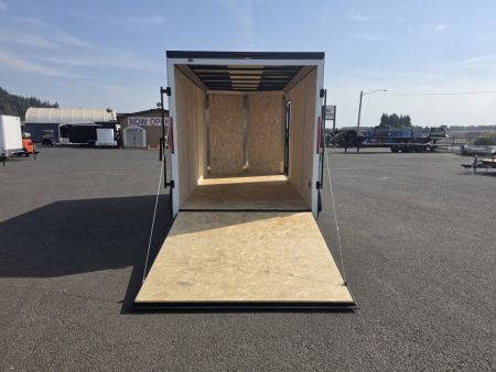New 2026 Compass Indigo DLX 7x14 Enclosed Trailer w/ Upgrades 7K GVWR