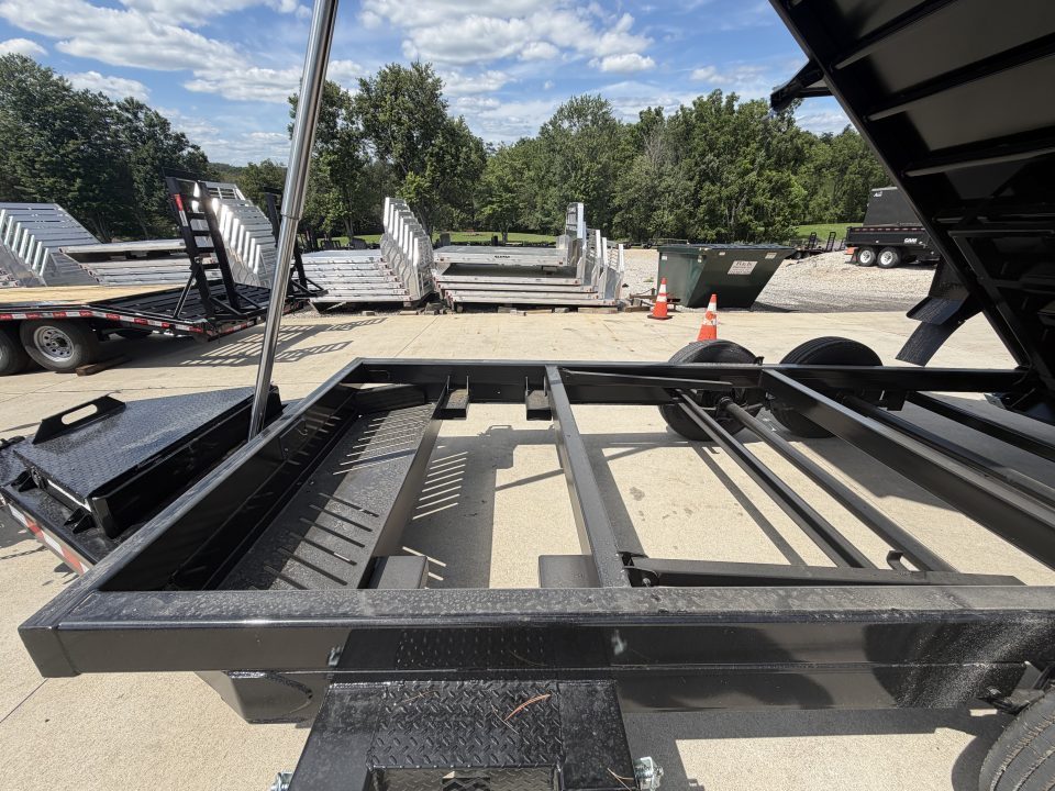 New 2026 Midsota 82" x 16' Versa Dump W/ Telescopic Cylinder - Side Swing Door - Wireless Remote - ST215/75R17.5 (Spare Tire/Ramps/Tarp Included) - Black - 17,600# GVWR