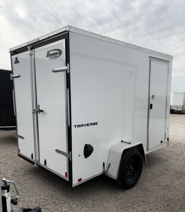 New 2027 Formula Trailers 6X10 CARGO TRAILER 3K WITH DOUBLE REAR DOORS