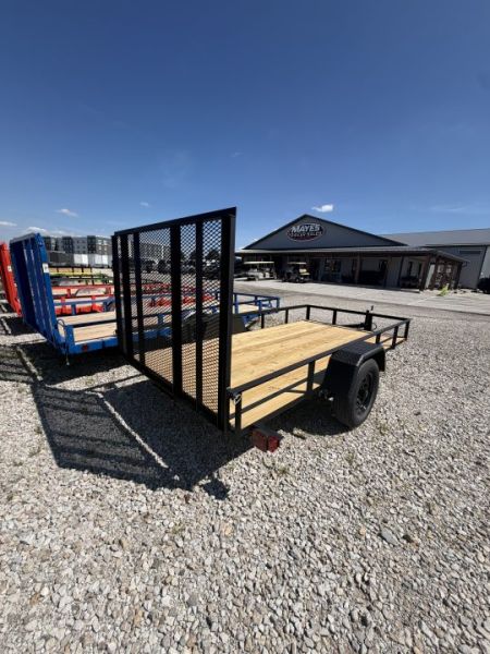 New 2026 Hiker Industries Utility Trailer UT-612 6x12 SA (GVW:2990) BLACK