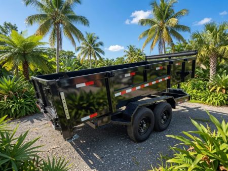 New 2026 7 x 14 Dump Trailer with 2' Sides and 14K Capacity Dump Trailer C002139
