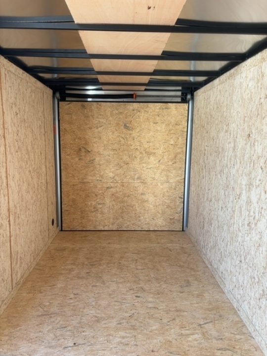 New 2027 Impact Trailers 7X14 QUAKE FLAT TOP VNOSE 7K Cargo / Enclosed Trailer