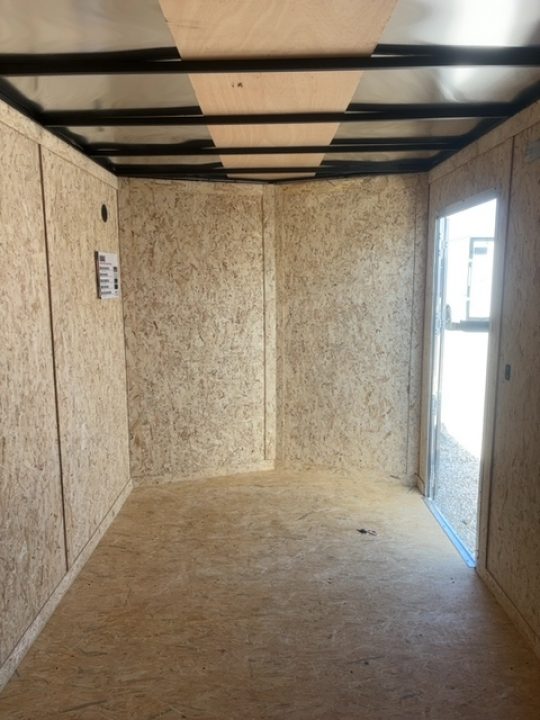 New 2027 Impact Trailers 7X14 QUAKE FLAT TOP VNOSE 7K Cargo / Enclosed Trailer